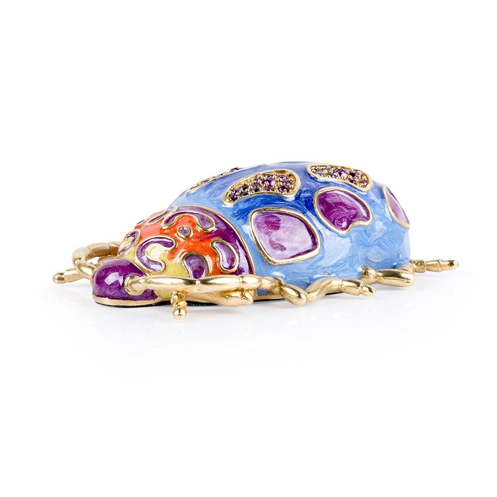 Jay Strongwater Celo Beetle Objet Figurine, alternate view