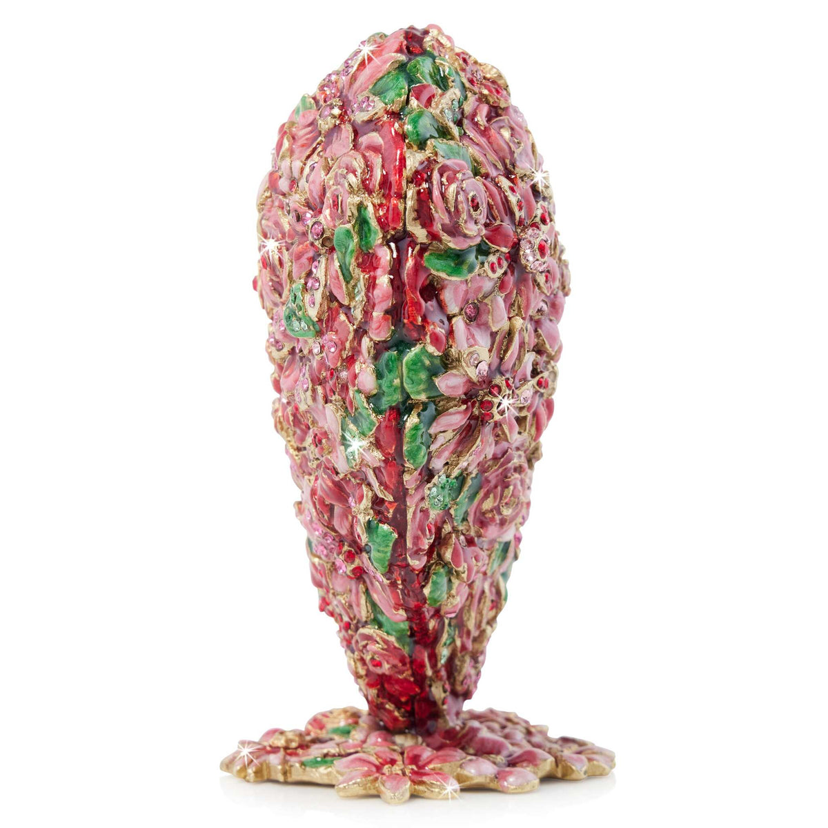 Jay Strongwater Chloe Floral Heart Figurine, alternate view
