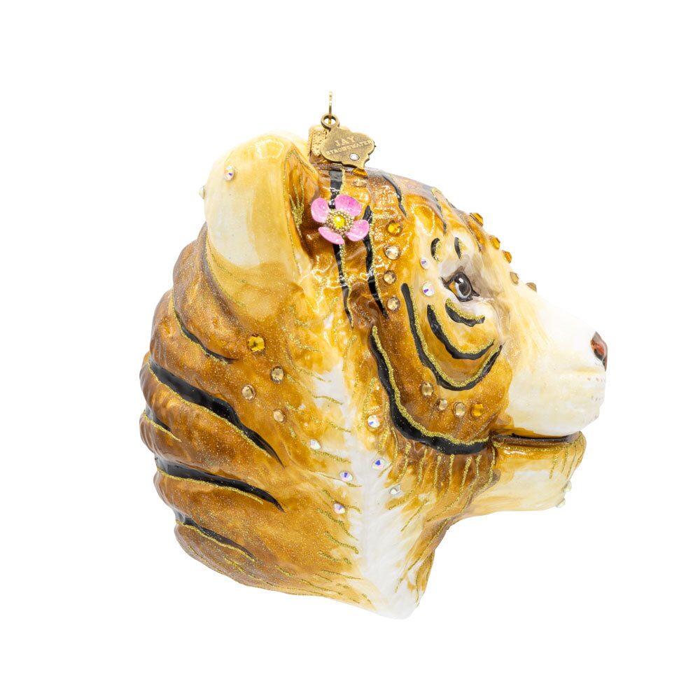 Jay Strongwater Crowned Ember Ornament, alternate view