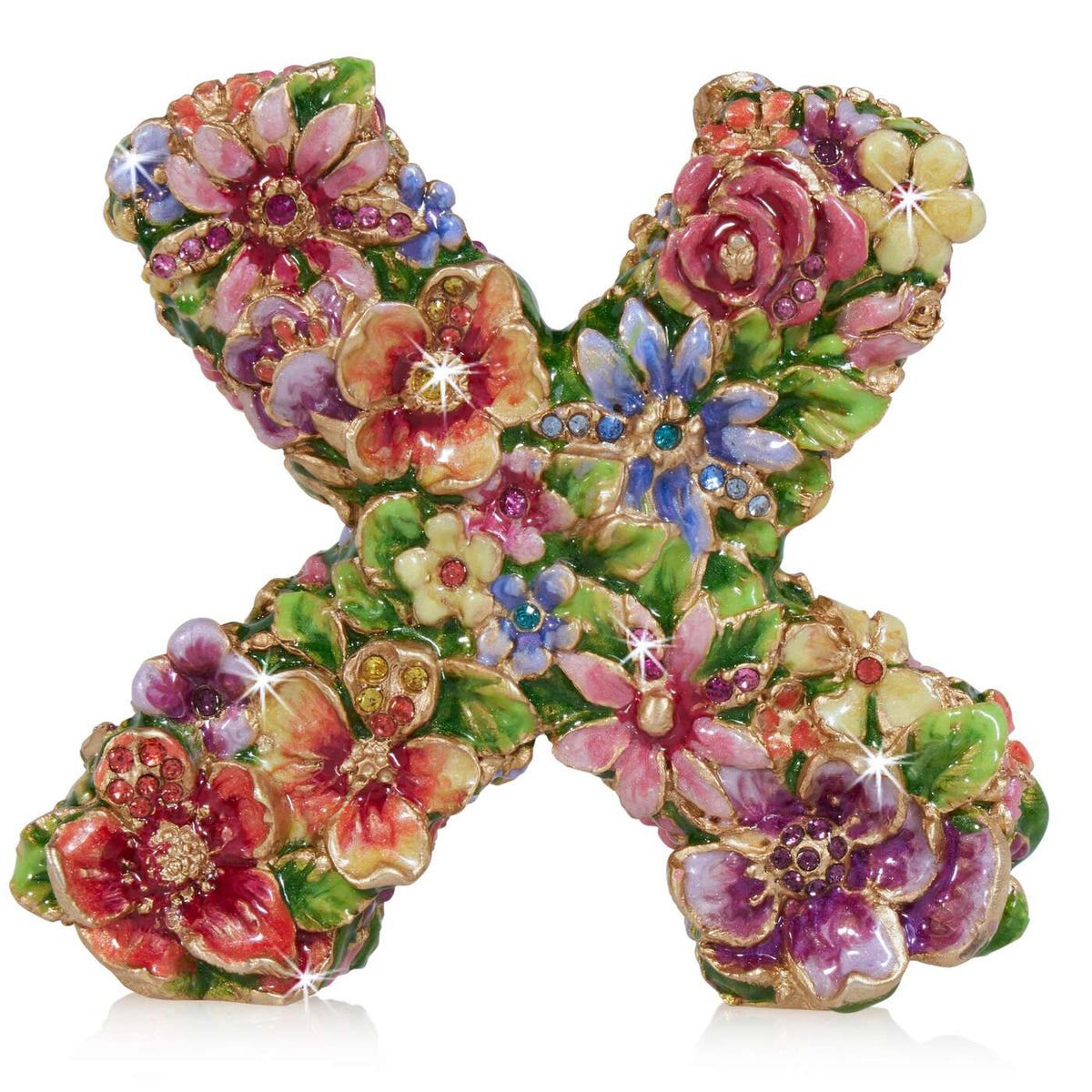 Jay Strongwater Daisy Floral Kisses Figurine, alternate view