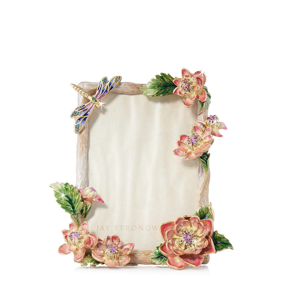 Jay Strongwater Danika 5" X 7" Dahlia Frame