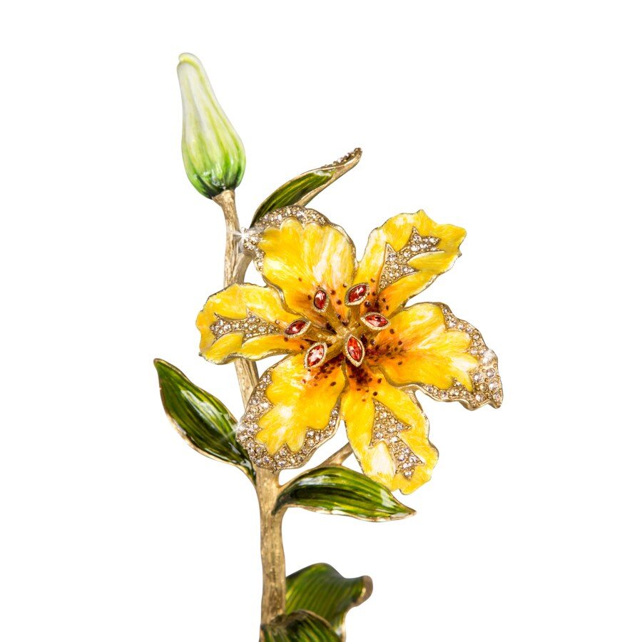Jay Strongwater Delphina Lily Objet Figurine, alternate view