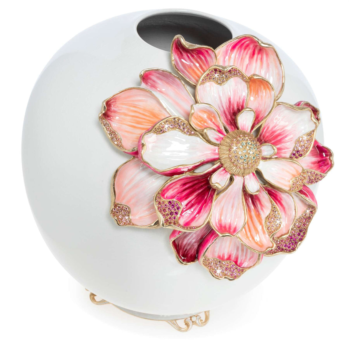 Jay Strongwater Dolly Magnolia Vase, alternate view