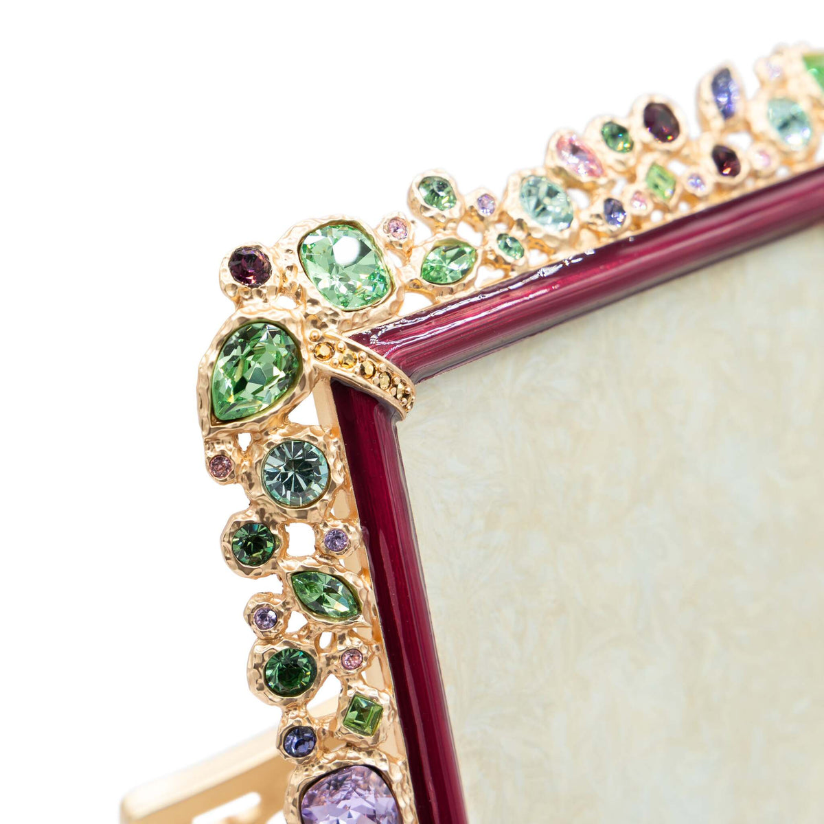 Jay Strongwater Emery Bejeweled 4" X 6" Frame - Bouquet, alternate view