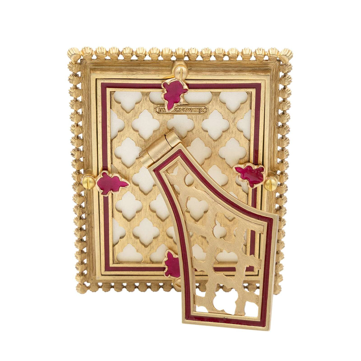 Jay Strongwater Emilia Stone Edge 3" X 4" Frame - Jewel, alternate view