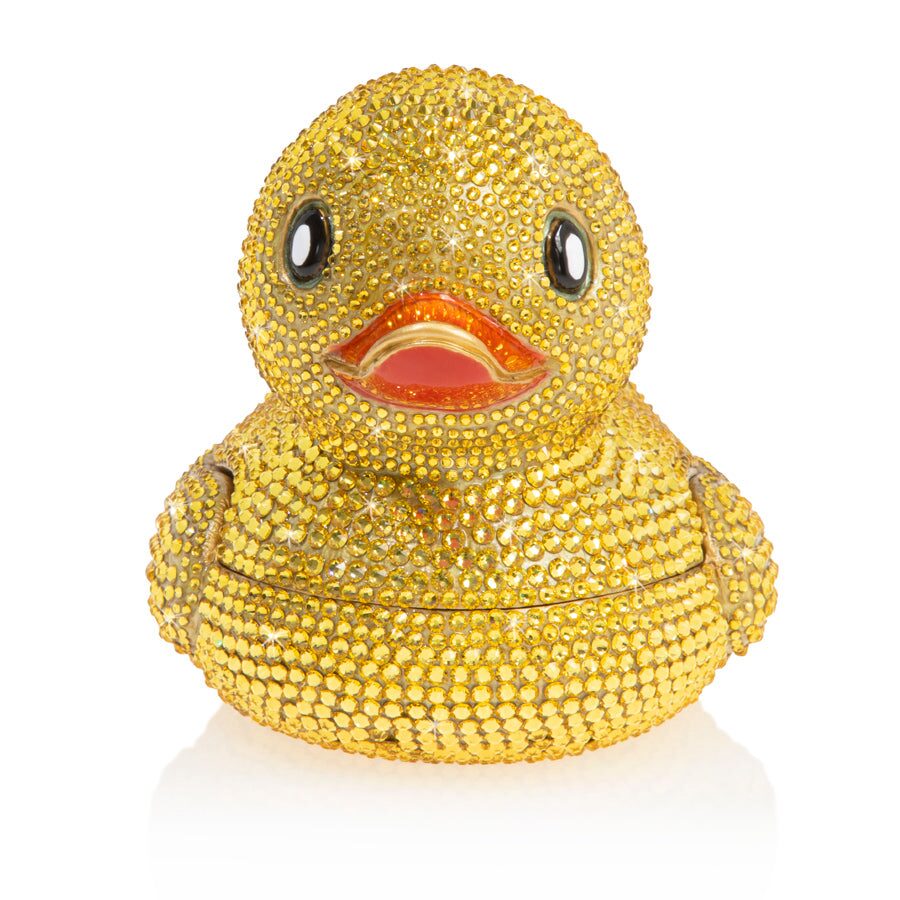 Jay Strongwater Ernie Pavé Rubber Ducky Box, alternate view