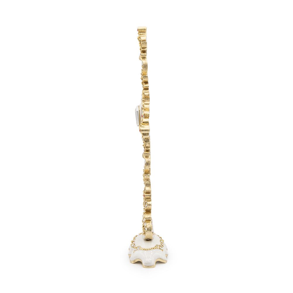 Jay Strongwater Francis Jeweled Cross Figurine, alternate view