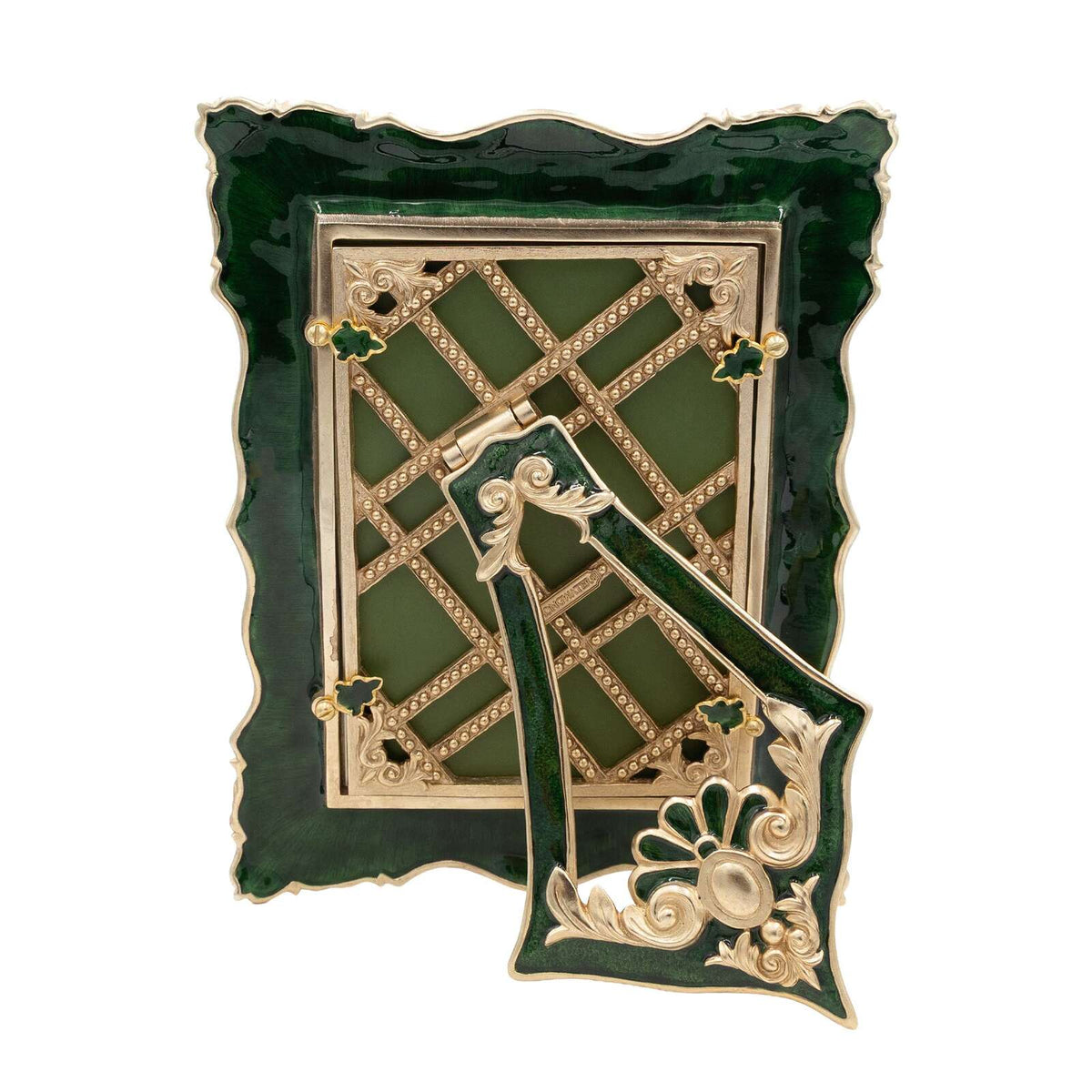 Jay Strongwater Heather 5” X 7” Frame – Emerald, alternate view