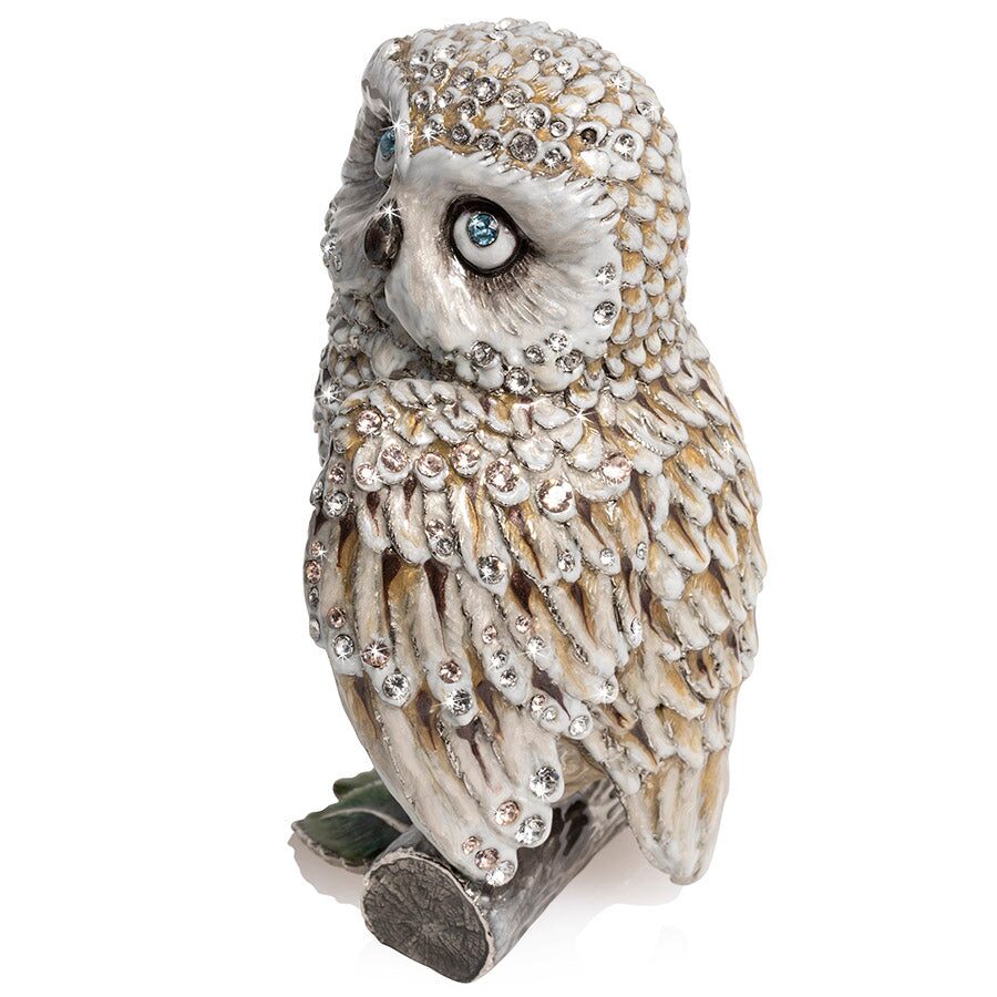 Jay Strongwater Hildy Owl 5" Figurine, alternate view