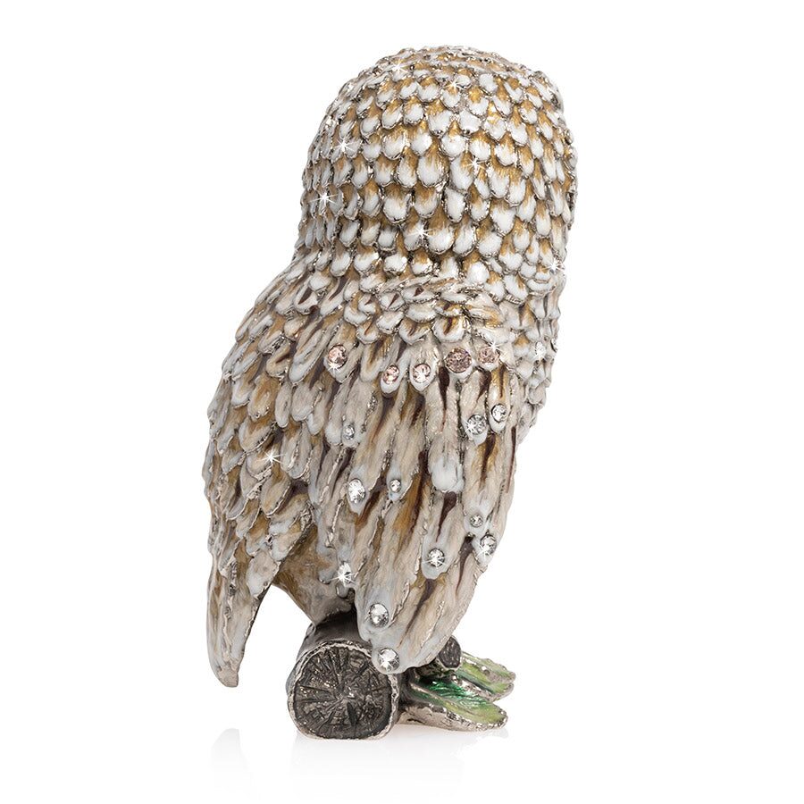 Jay Strongwater Hildy Owl 5" Figurine, alternate view