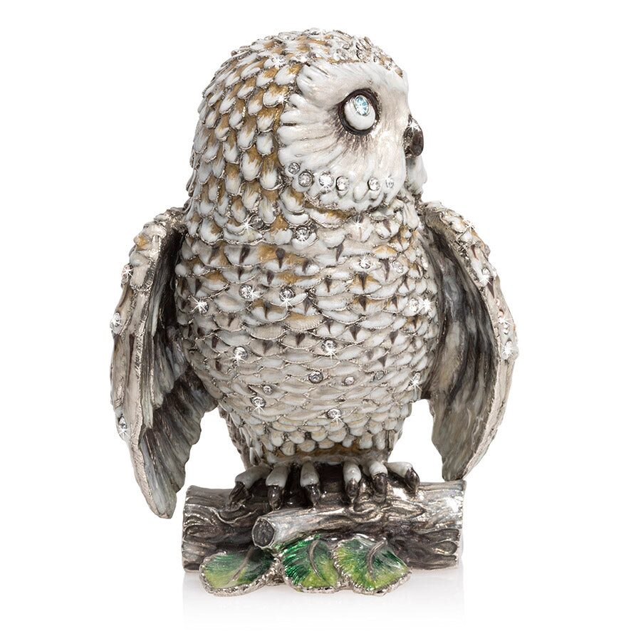 Jay Strongwater Hildy Owl 5" Figurine, alternate view