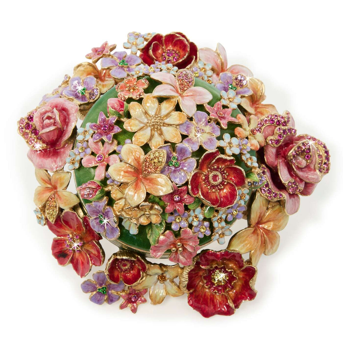 Jay Strongwater Ivy Bouquet Box, alternate view
