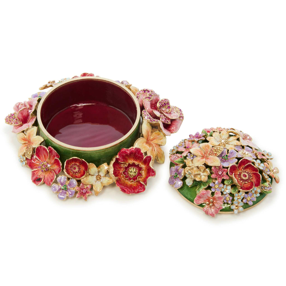 Jay Strongwater Ivy Bouquet Box, alternate view
