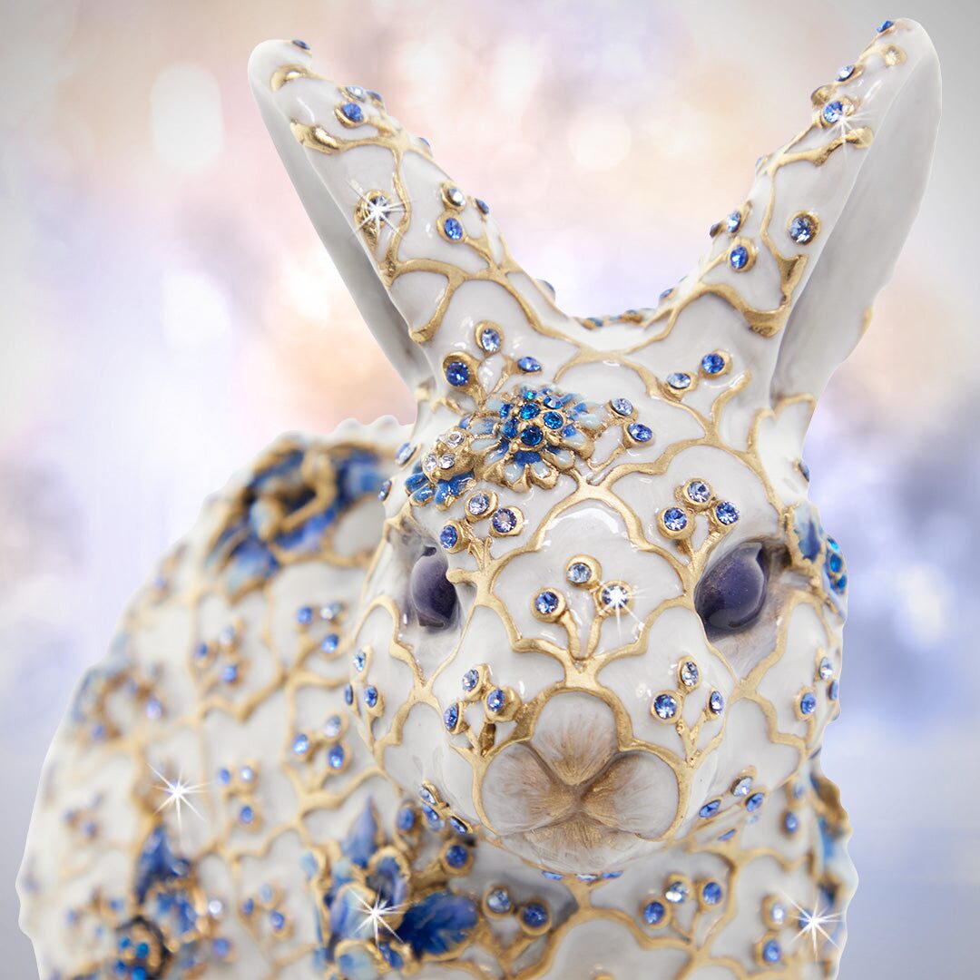 Jay Strongwater Jing Year of the Rabbit Figurine, alternate view
