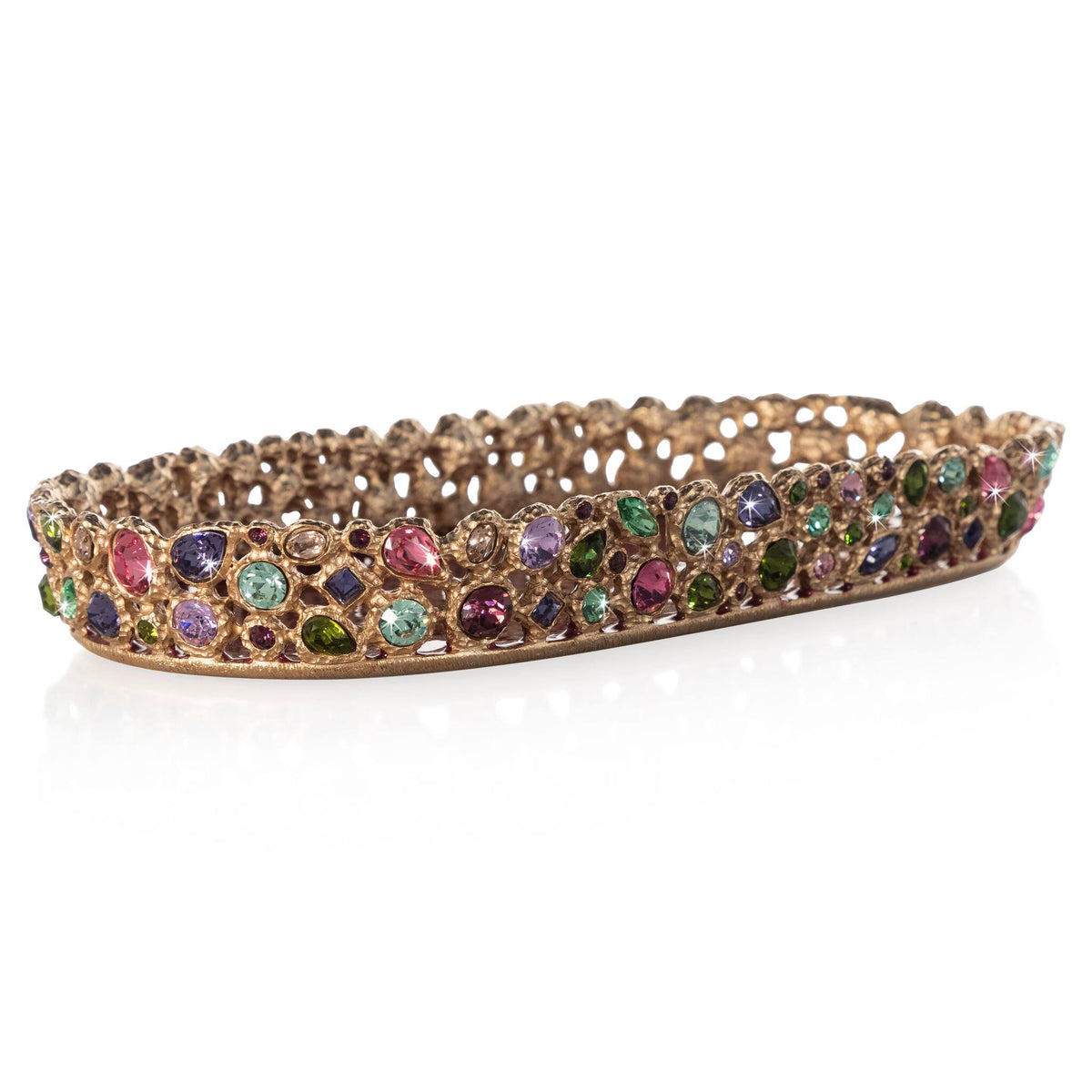 Jay Strongwater Julius Bejeweled Tray - Bouquet, alternate view