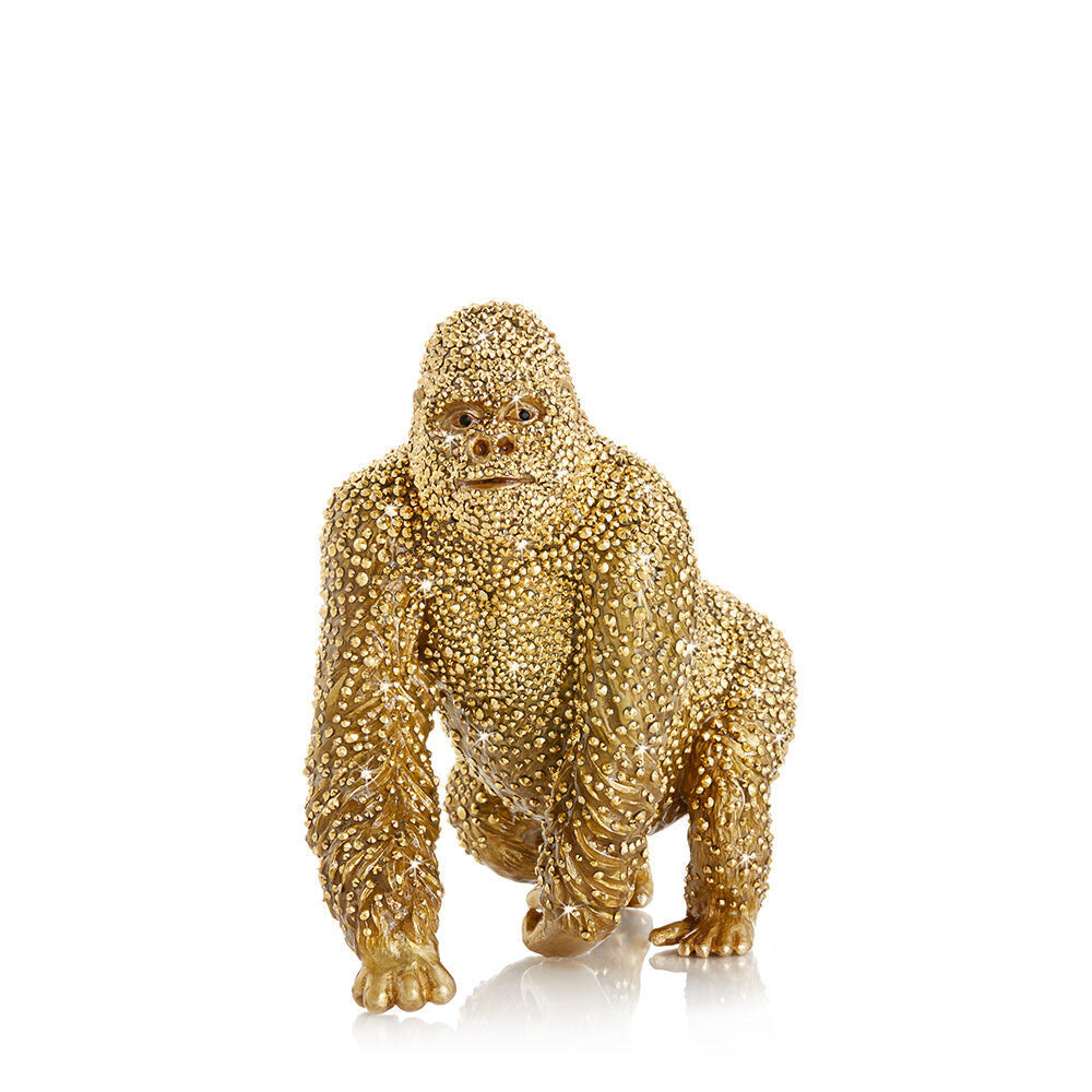 Jay Strongwater Kong Pavé Gorilla Figurine