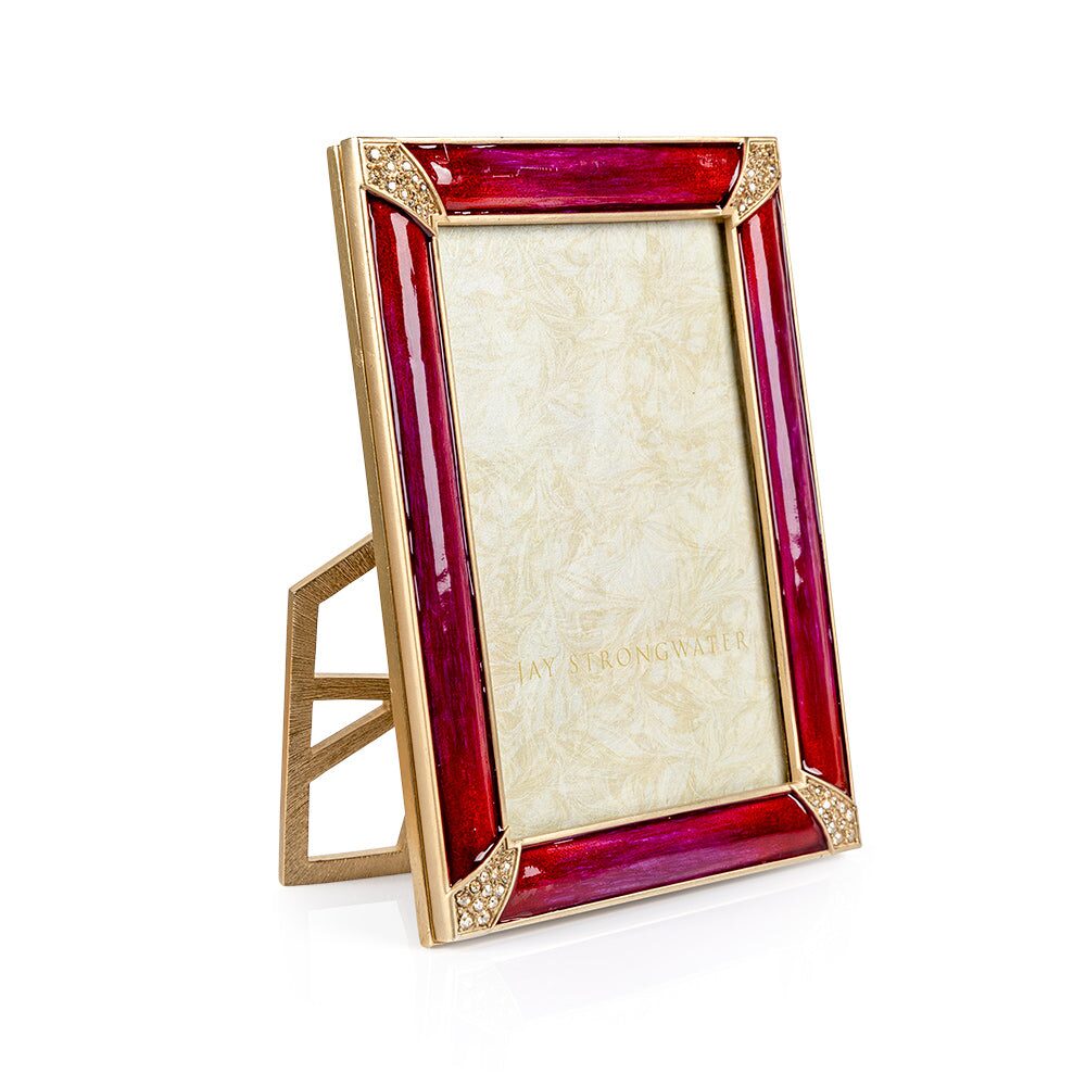 Jay Strongwater Lavinia 4” X 6” Frame - Bouquet, alternate view