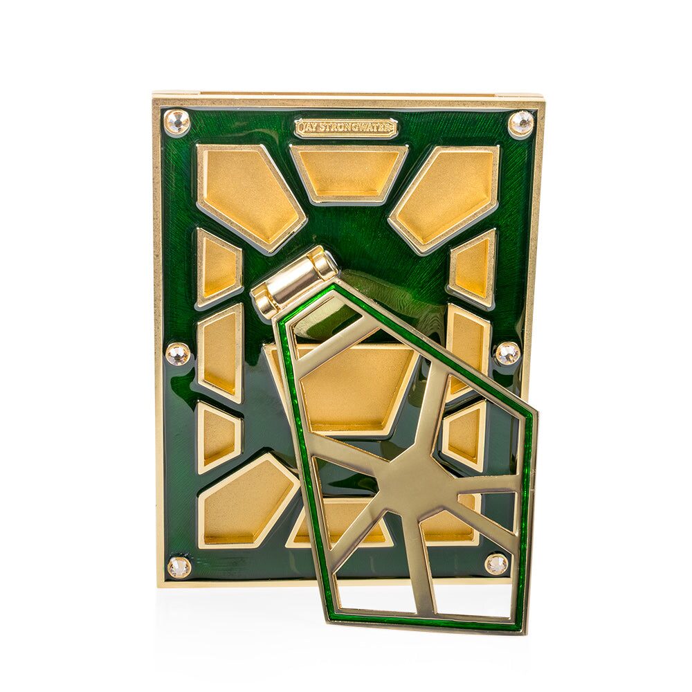 Jay Strongwater Lavinia 4” X 6” Frame - Emerald, alternate view