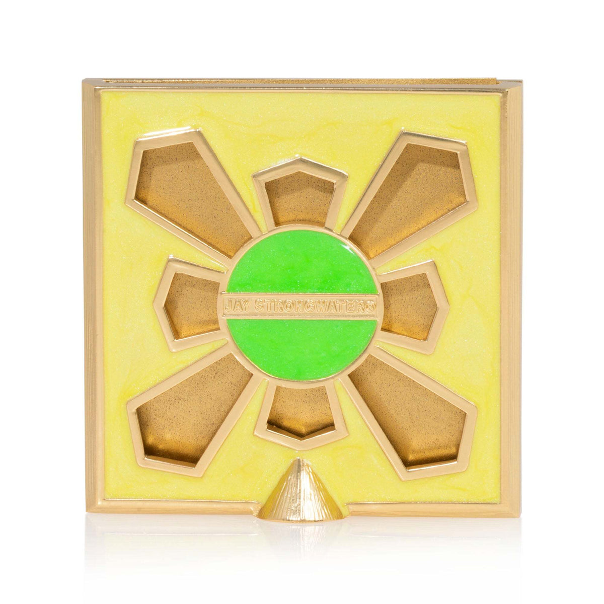 Jay Strongwater Leland Pavé Corner 2" Frame - Electric Green, alternate view