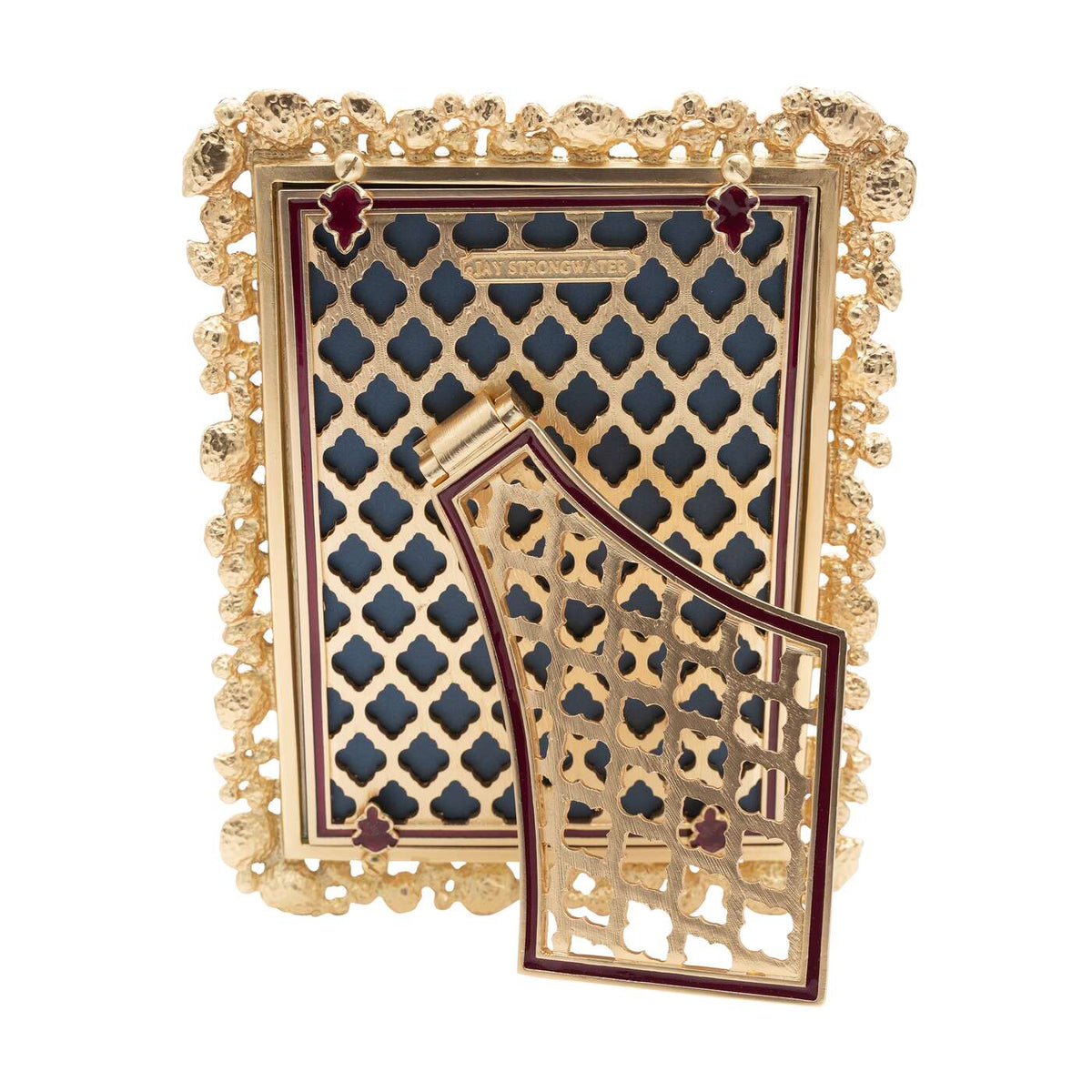 Jay Strongwater Leslie Bejeweled 5" X 7" Frame - Bouquet, alternate view