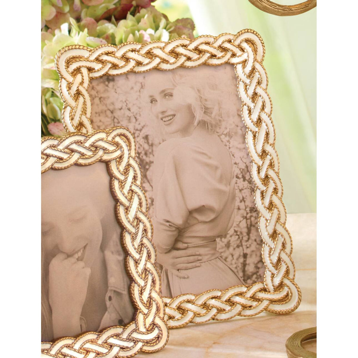 Jay Strongwater Liam Braided 8" X 10" Frame, alternate view