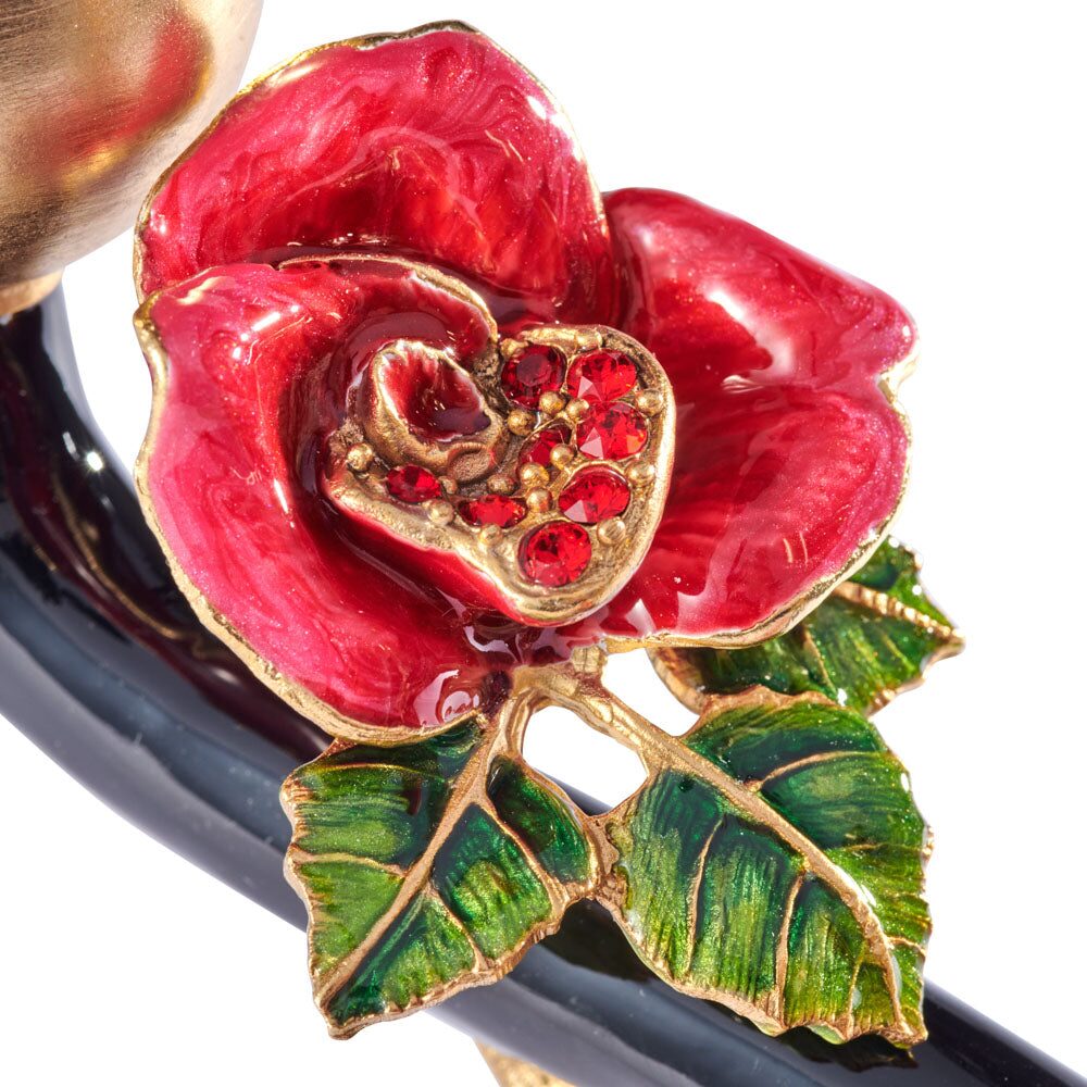 Jay Strongwater Lisha Night Bloom Double Candlestick Candlestick Holder, alternate view