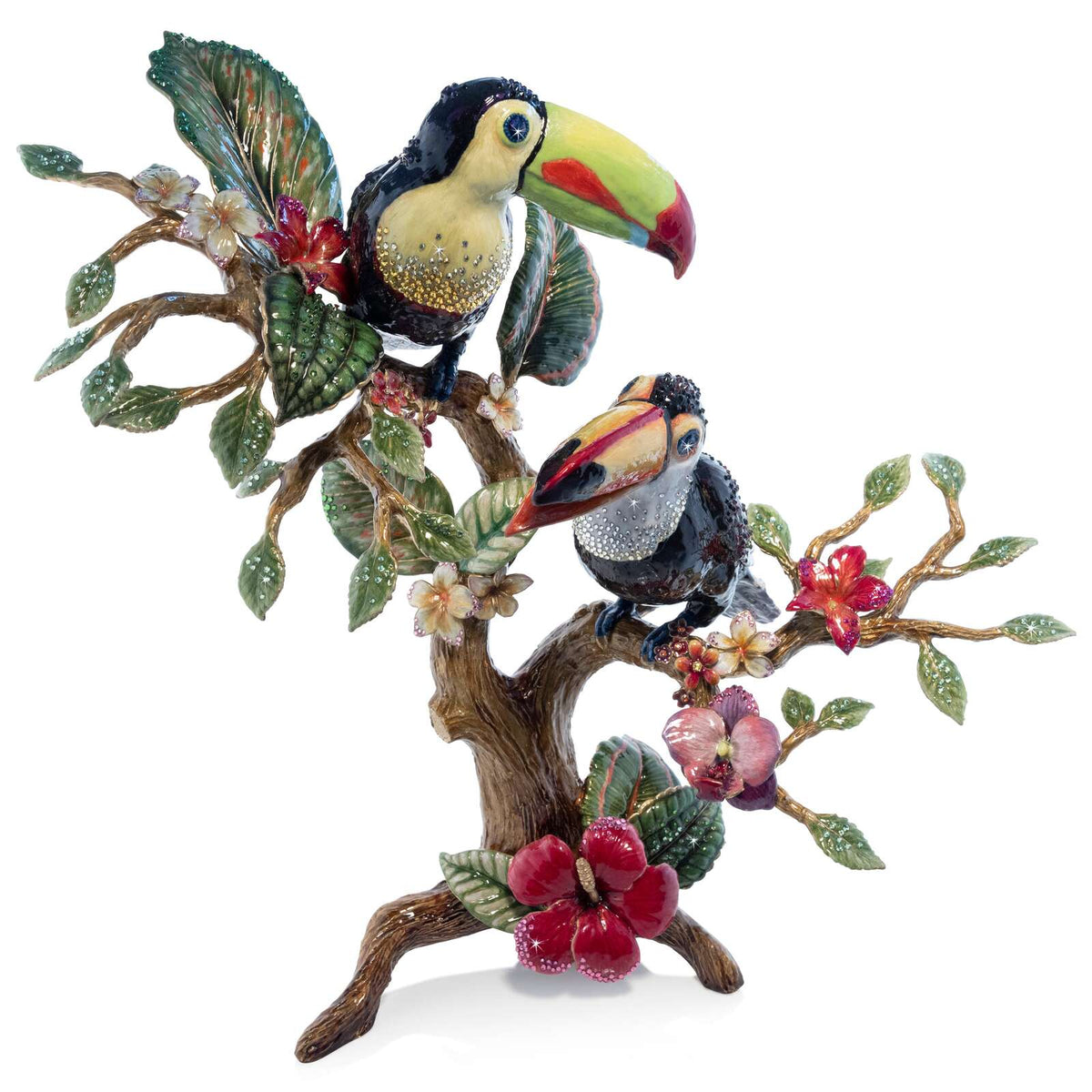Jay Strongwater Lucy and Axel Toucan Objet Figurine, alternate view