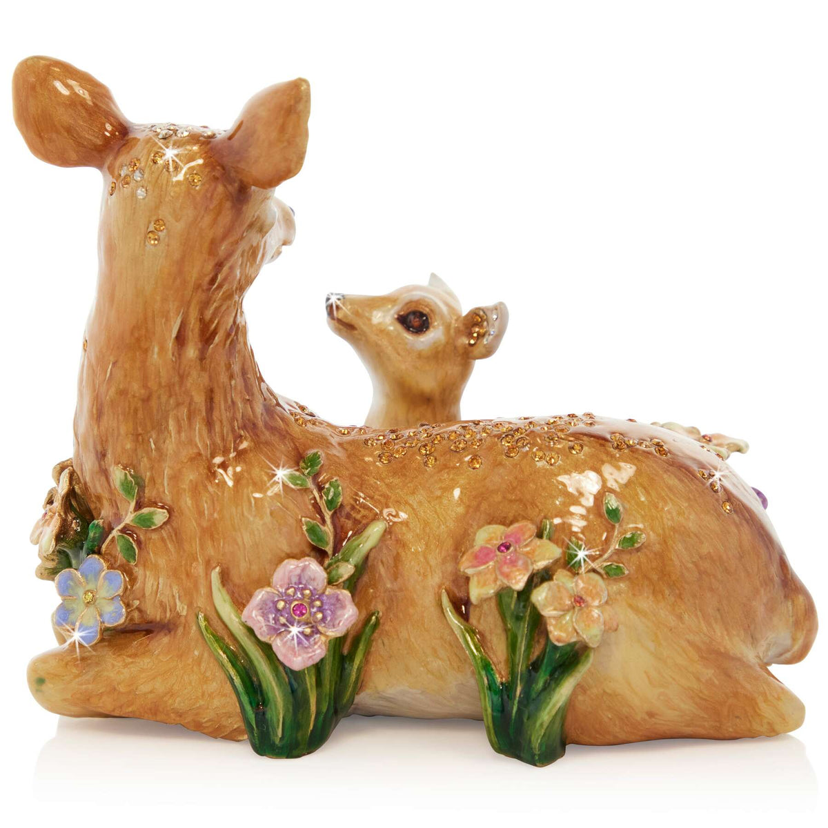 Jay Strongwater Lucy & Leo Deer and Fawn Figurine, alternate view