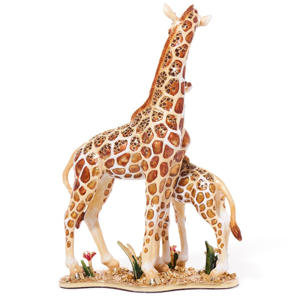 Jay Strongwater Mother and Baby Giraffe Objet Figurine, alternate view