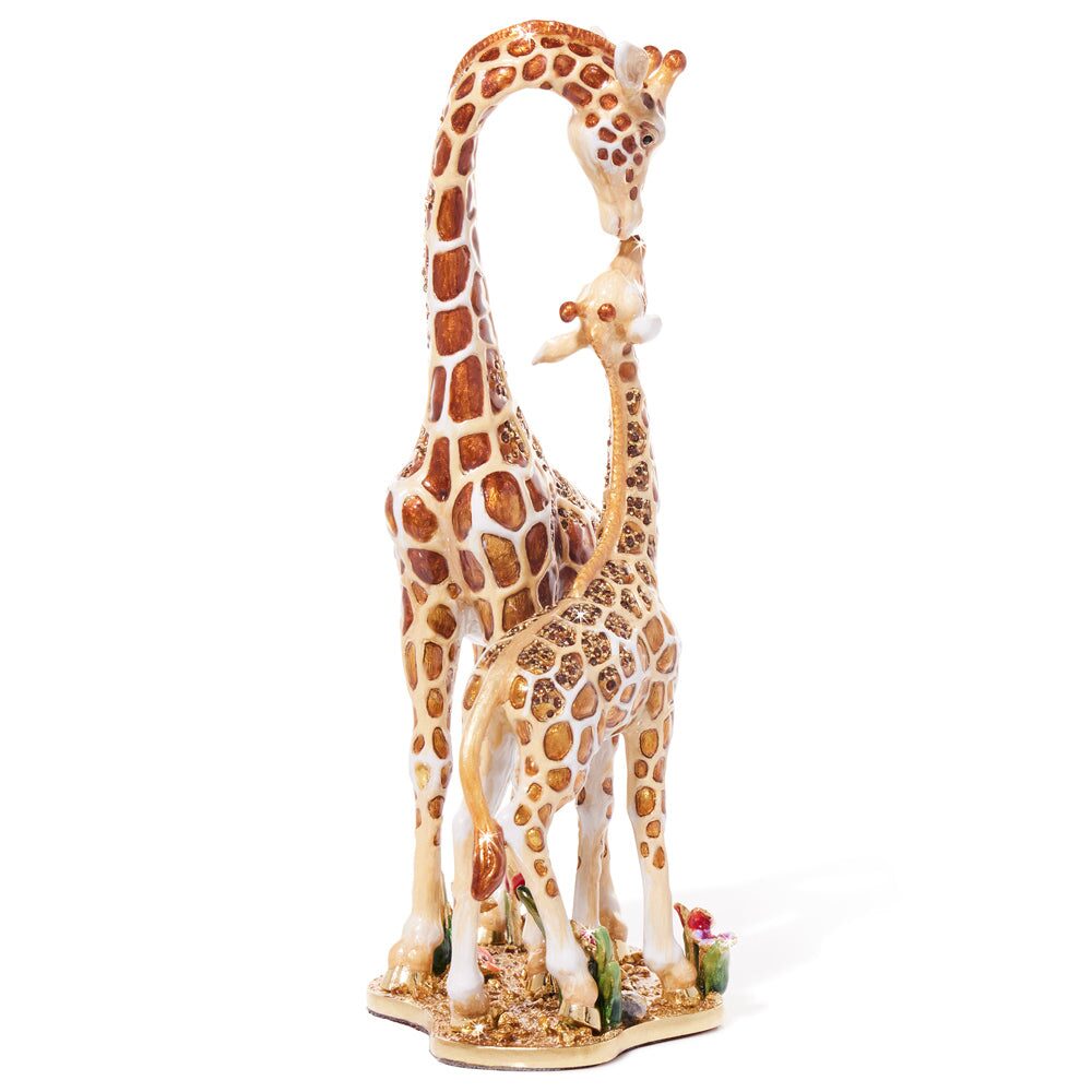 Jay Strongwater Mother and Baby Giraffe Objet Figurine, alternate view