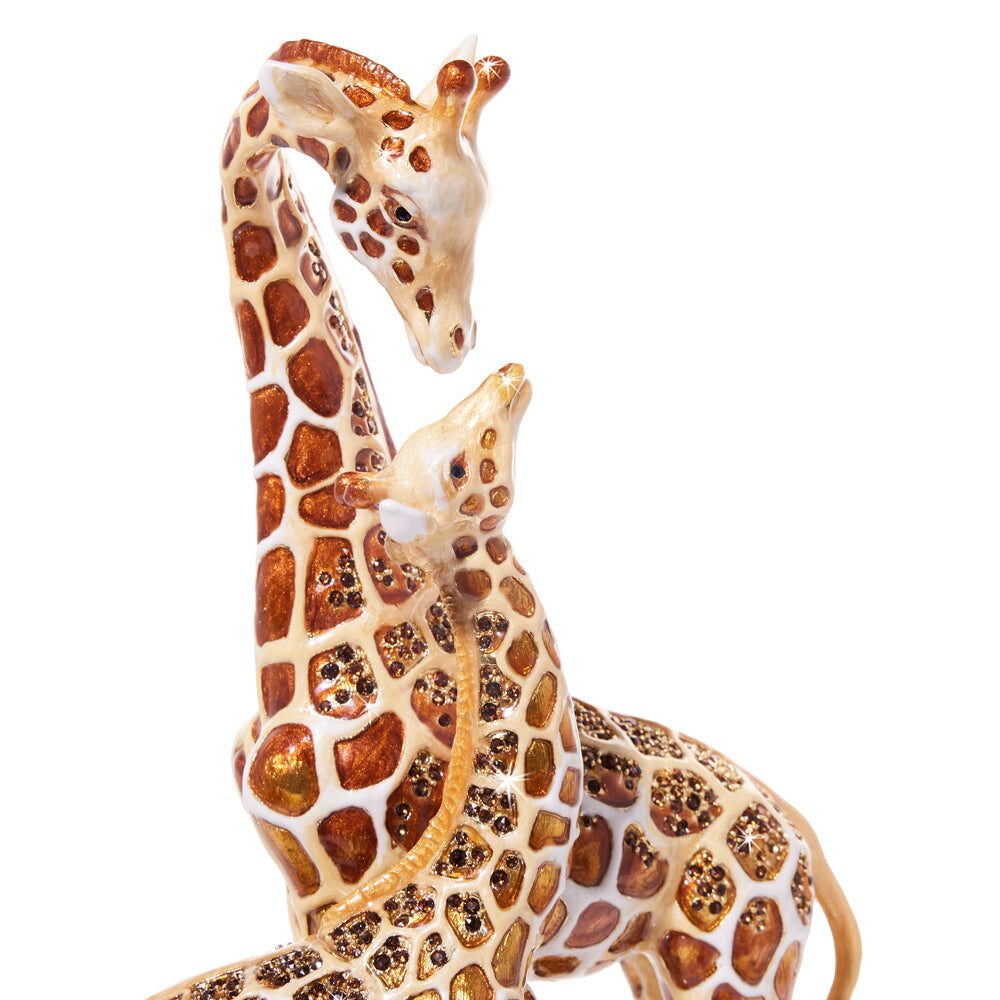 Jay Strongwater Mother and Baby Giraffe Objet Figurine, alternate view
