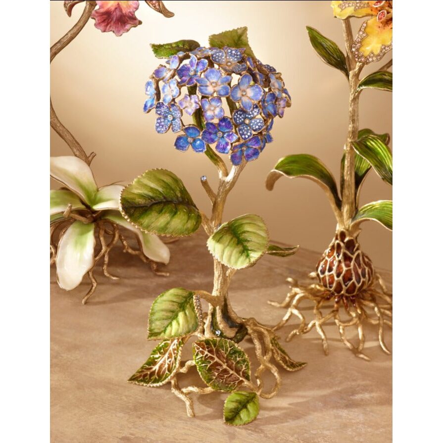 Jay Strongwater Nori Hydrangea Objet Figurine, alternate view