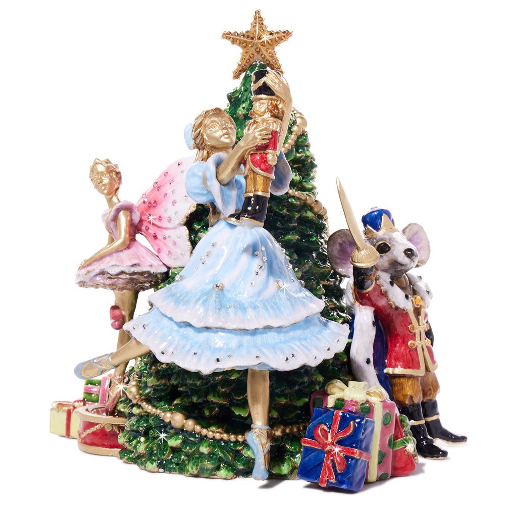 Jay Strongwater Nutcracker Suite Music Box, alternate view