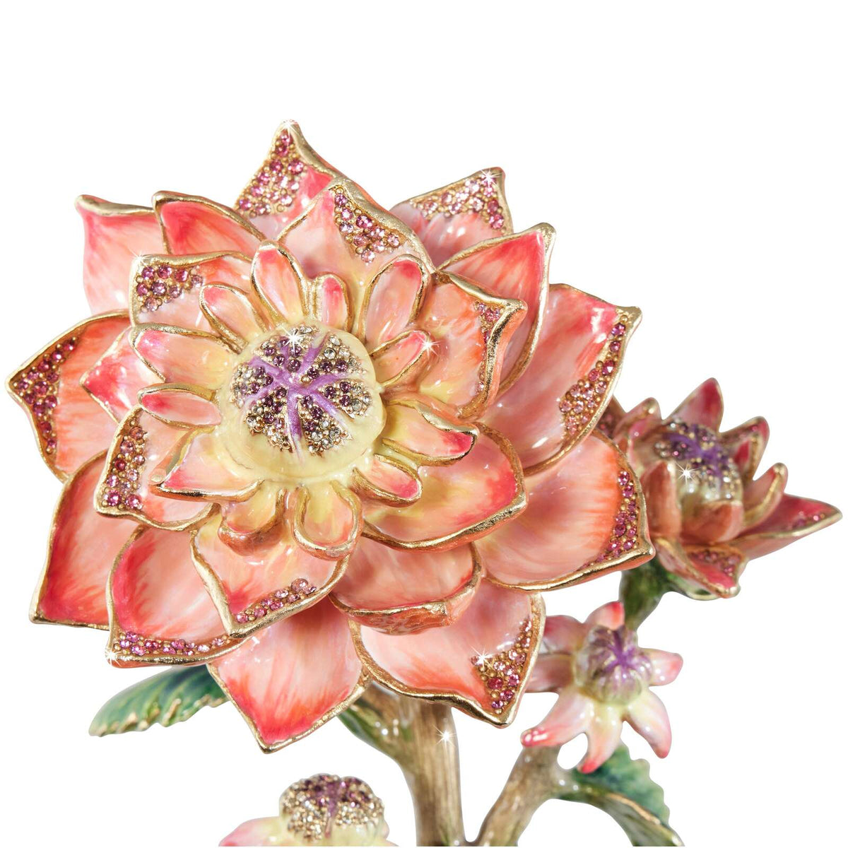 Jay Strongwater Persephone Dahlia Objet Figurine, alternate view