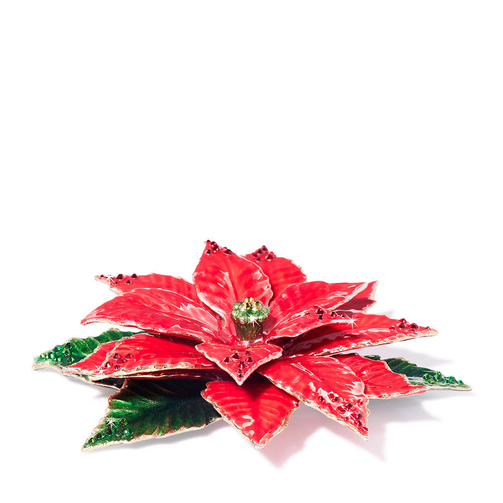 Jay Strongwater Poinsettia Objet Figurine