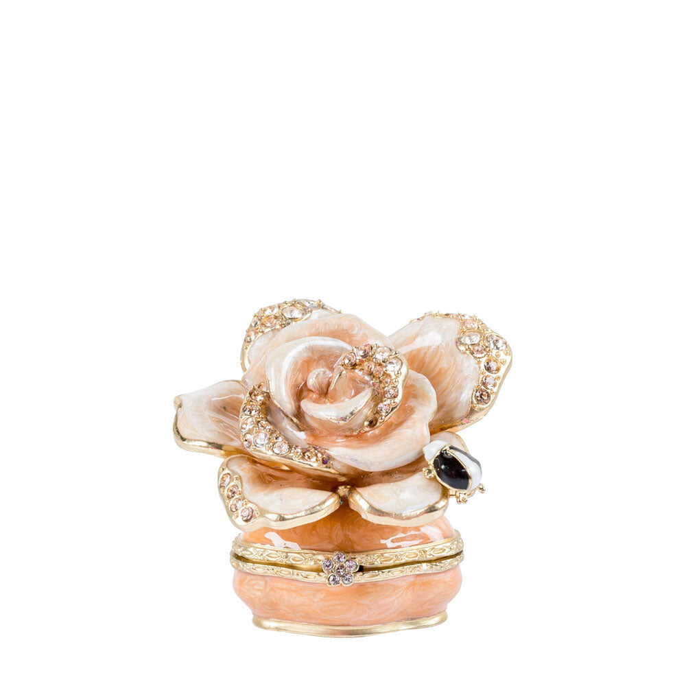 Jay Strongwater Rosalie Rose Box- Boudoir