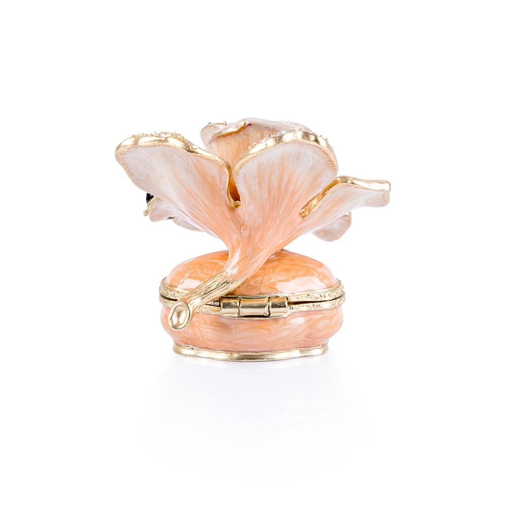 Jay Strongwater Rosalie Rose Box- Boudoir, alternate view