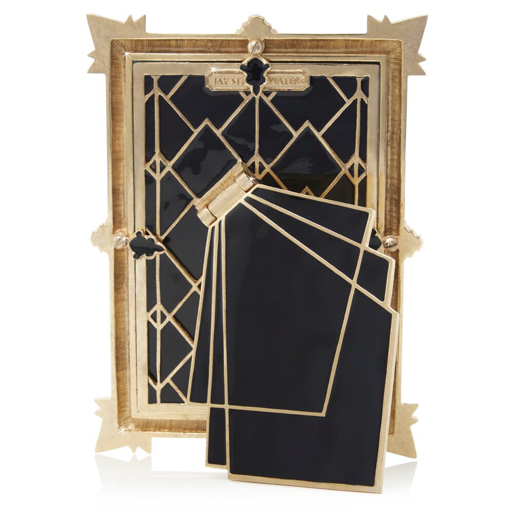 Jay Strongwater Ruth 4" X 6" Art Deco Frame, alternate view