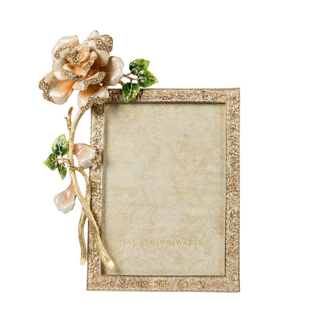 Jay Strongwater Rylee 5" X 7" Rose Frame