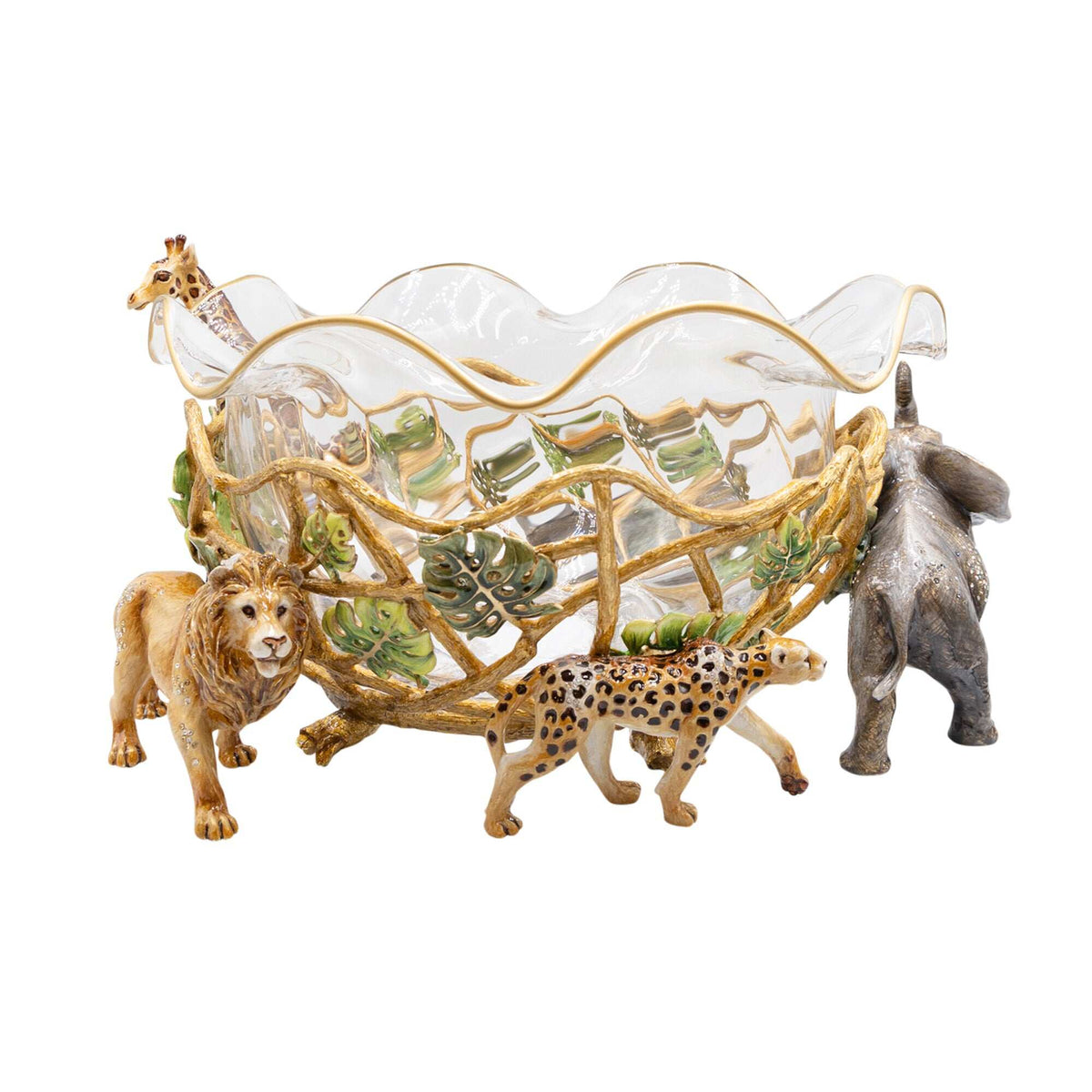 Jay Strongwater Shere Animal Parade Bowl, alternate view