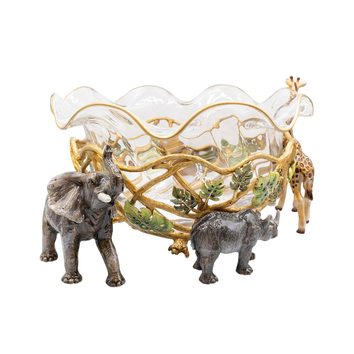 Jay Strongwater Shere Animal Parade Bowl, alternate view