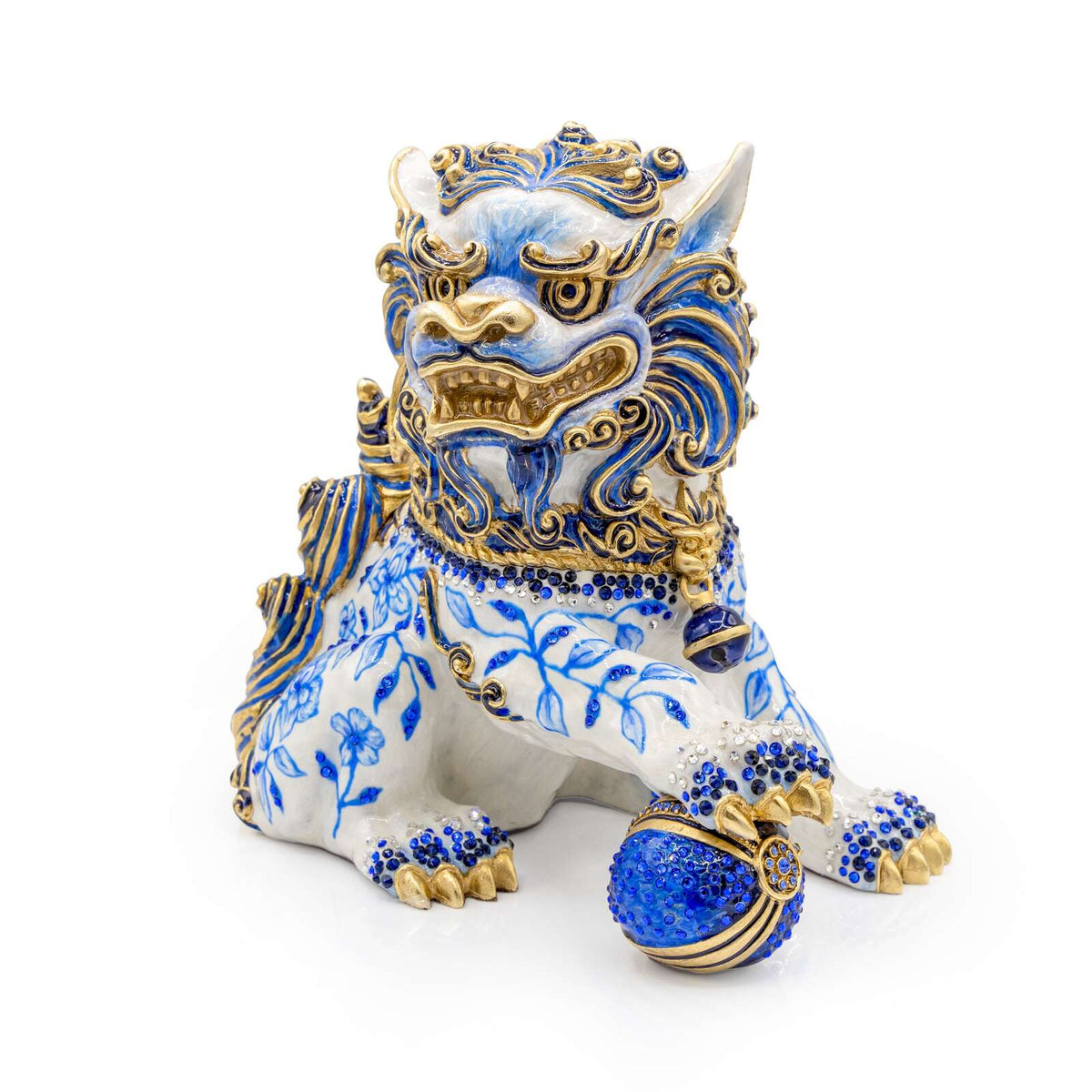 Jay Strongwater Shi Foo Dog Chinoiserie Figurine, alternate view