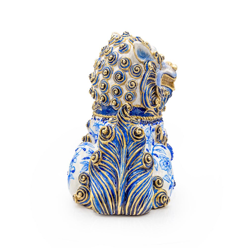 Jay Strongwater Shi Foo Dog Chinoiserie Figurine, alternate view