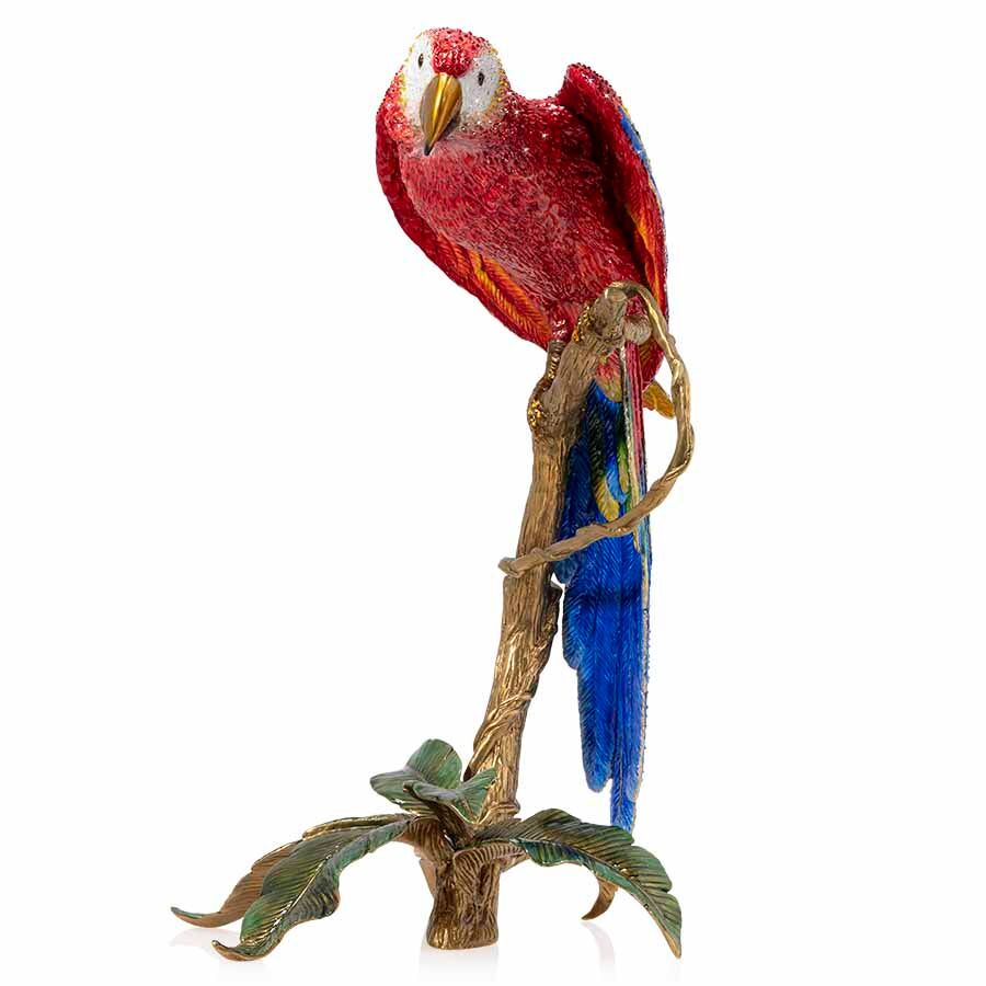 Jay Strongwater Skylar Macaw Figurine, alternate view