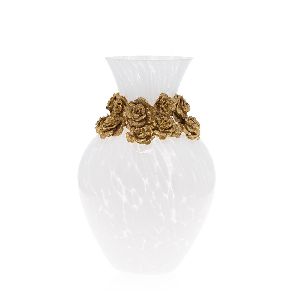 Jay Strongwater Suzanne Rose Vase