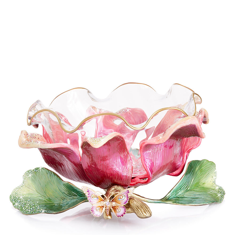 Jay Strongwater Sydney Large Flower Bowl – Flora