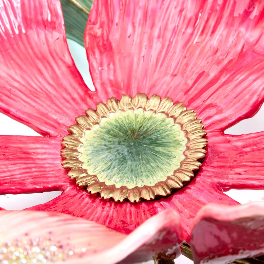 Jay Strongwater Sydney Large Flower Bowl – Flora, alternate view