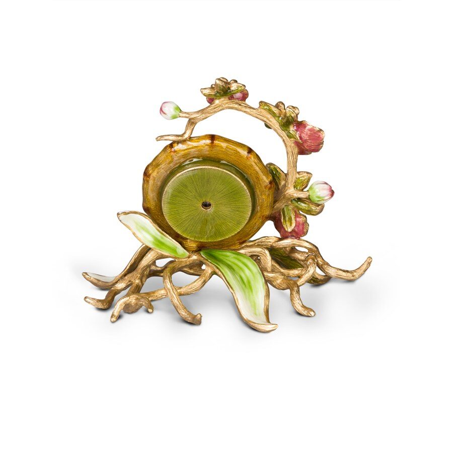 Jay Strongwater Tara Orchid Clock - Flora, alternate view