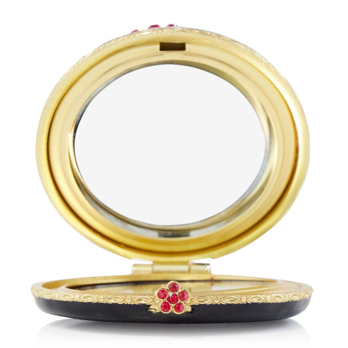 Jay Strongwater The Rolling Stones Compact Handheld Mirror, alternate view
