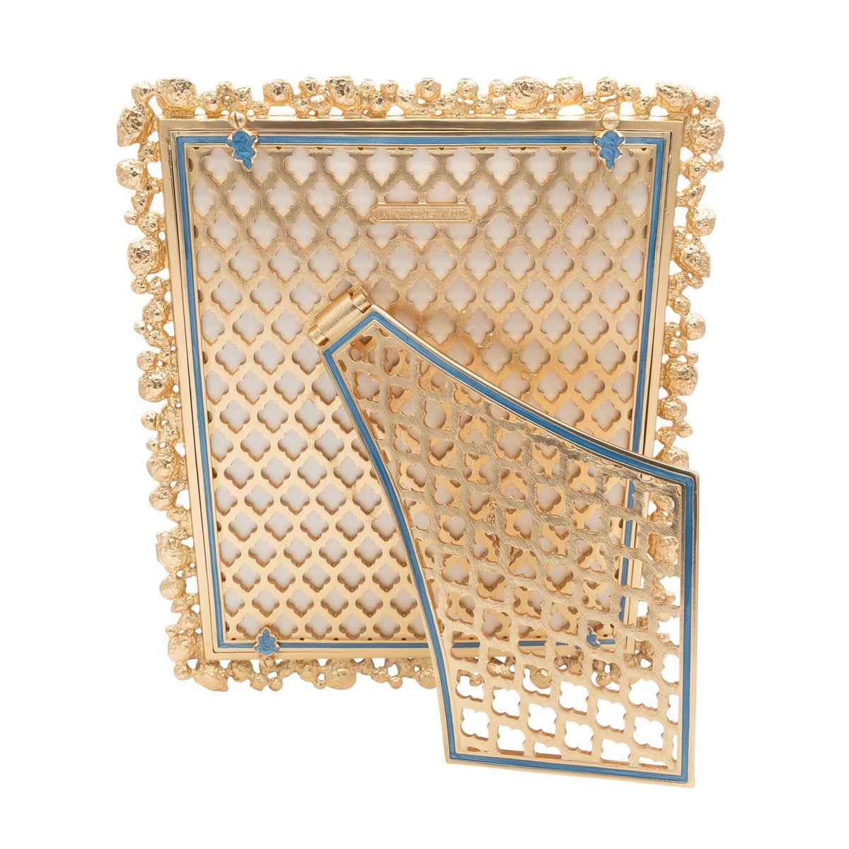 Jay Strongwater Theo Bejeweled 8" X 10" Frame - Oceana, alternate view